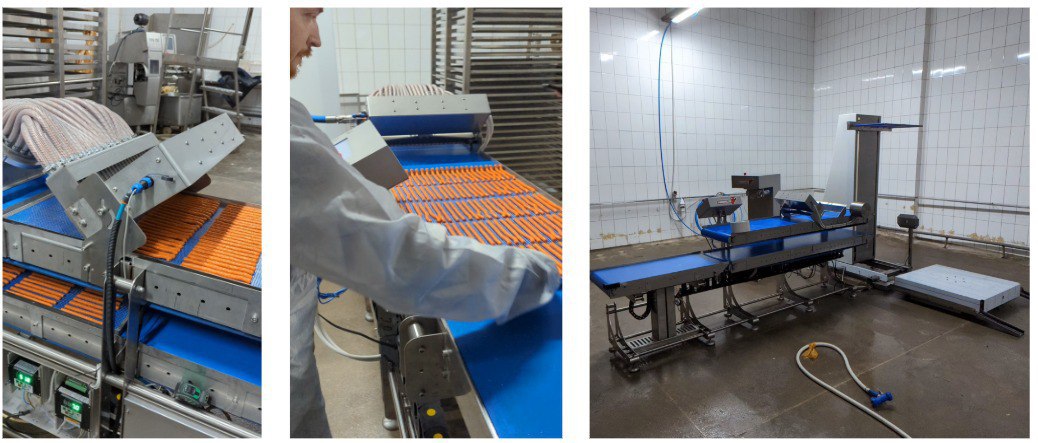Non-alginate sausage line